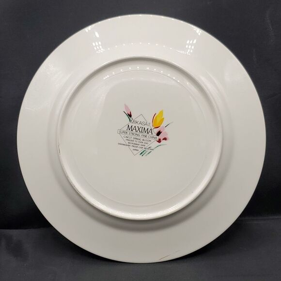 Vintage Mikasa Maxima Spring Bloom Dinner Plate 10.5" Japan - Picture 2 of 2